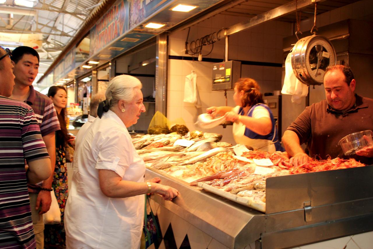 La infanta en el mercado de Santa Catalina