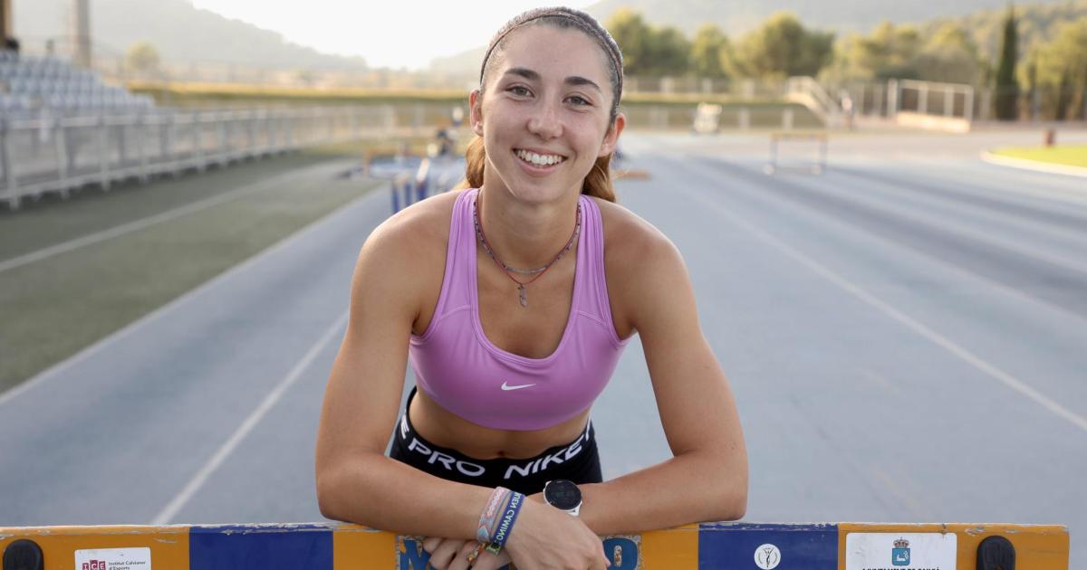 Atletismo La atleta Magüi Calvo cursa la carrera de Admnistración de