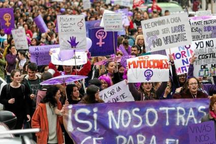 Manifestación del 8M celebrada el año pasado