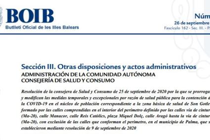 Resolución del BOIB