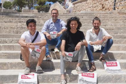 Convidada. Els regidors i el batle de Manacor presentaren el programa de les festes de Porto Cristo.