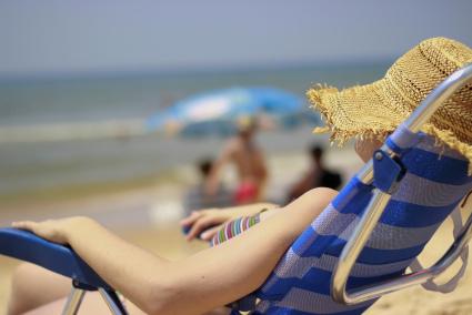 Siesta en la playa