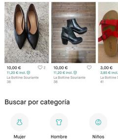 Imagen de Vinted, una app de venta de artículos de segunda mano