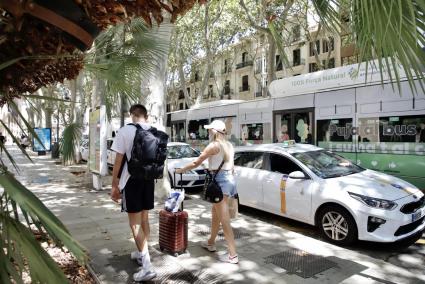 Taxistas en Palma