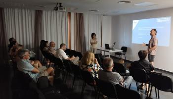 Imagen del acto de presentación del Pla de Prevenció i Gestió de Residus el pasado mes de julio.