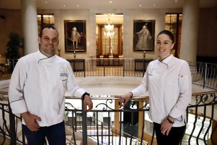 Los chefs Carlos Moreno y Brenda Lisiotti.