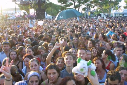 CONCIERTO DE CHENOA Y DAVID BISBAL EN EL PARQUE DE SA TORRE DE FELANITX