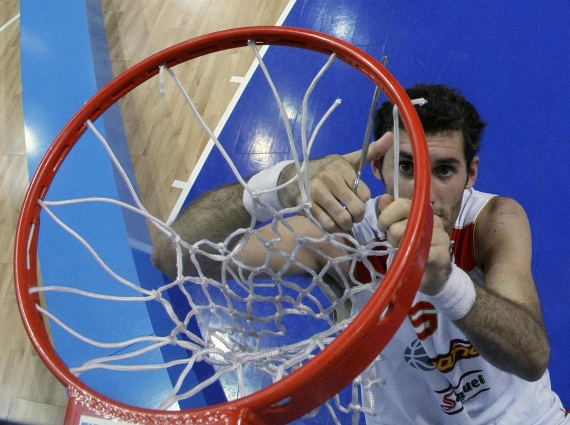 Rudy Fernández con la selección española