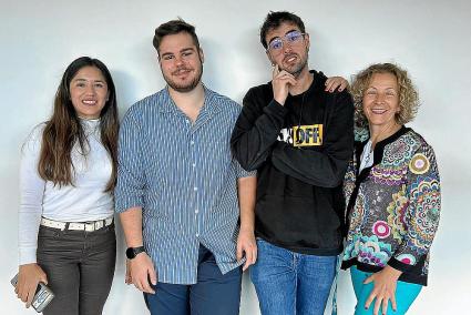 Kelly Murillo, Joan Peña, José Luis Saiz y Mar Muñis, cofundadores de Quotta Ai