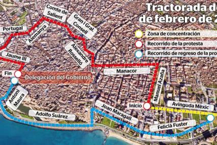 Tractorada de la Part Forana a Palma