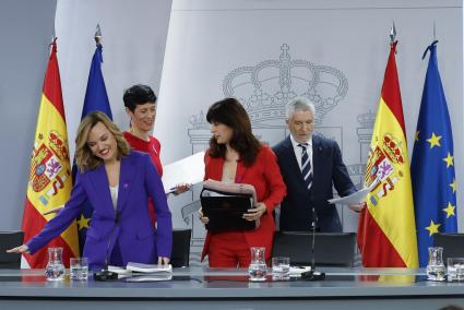 Rueda de prensa tras Consejo de Ministros extraordinario con motivo del DÃ­a Internacional de la Mujer