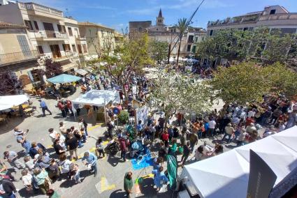 PORRERES. DIADA DE AGRICULTURA ECOLÃGICA. Los productos âecoâ confirman su buen estado de salud en su diada.