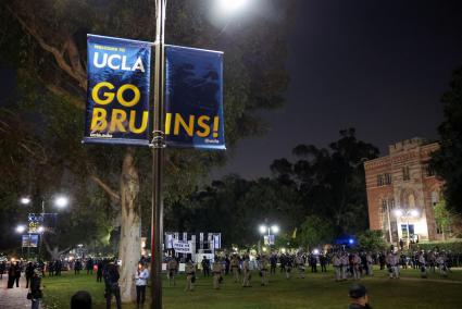 Protesta por Gaza en UCLA