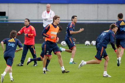 ENTRENAMIENTO SELECCIÓN ESPAÑOLA