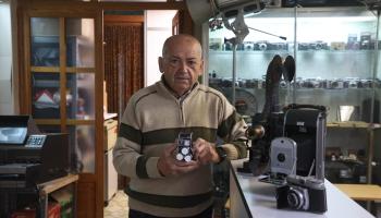 Mateu Bauzà, en su taller