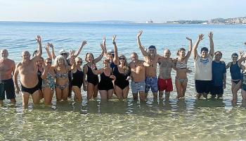 PALMA. 1 de enero, baÃ±o. Algunos de los baÃ±istas del 1 de enero del aÃ±o pasado. Pues este aÃ±o, otro.Con toda seguridad habrÃ