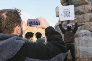 La primera pista se ha dado en Plaza España a través de un QR.
