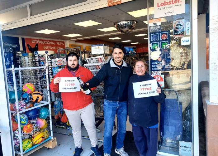 Carlos Cidón, Pedro Cidón y Sandra Sáez, de la administración de Portals Nous