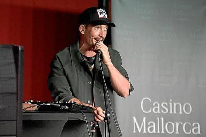 El humorista Grison, durante su actuación del viernes en el Casino de Mallorca.