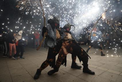 El ‘correfoc’ de Sant Sebastià