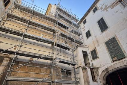El Consell ha iniciado la rehabilitación del histórico edificio de Can Weyler.