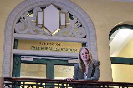 Laura Prada es la nueva direcotora de la Fundación Caja Rural de Aragón.