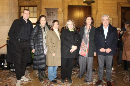 David Barro, Pilar Ribal, Cristina Graupera,Maria Antònia Perelló, Carmen Planas y Sergi Bertrán.