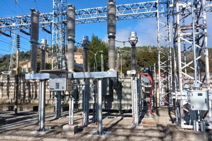 La subestación eléctrica de la Pobla de Segur (Lleida)