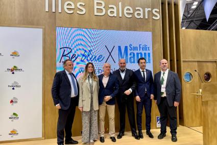 Presentación del programa de restauración de posidonia en Fitur.