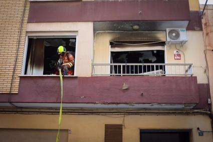 Valencia.- Sucesos.- Un anciana fallecida en el incendio de una vivienda en Torrent