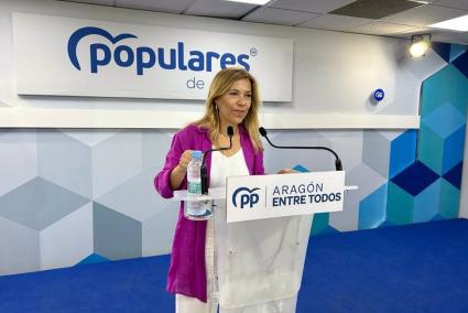 Alós (PP) asegura que Alegría defenderá los intereses de "su amo Sánchez": "Es una mala noticia para los aragoneses"