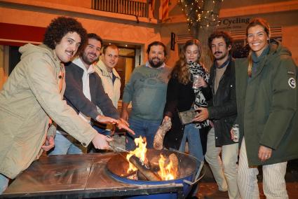 Pedro Alcover, Kiko Vidal, Juan Pizá, Diego Fuster, María Martí, Gabriel Sagristá y Ana Ferragut.