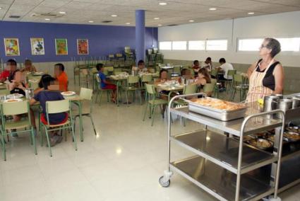 Imagen de archivo de un comedor escolar.