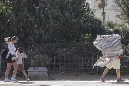 Alerta naranja por viento de hasta 100 km/h y amarilla por olas de tres metros para este lunes en zonas de la Comunitat