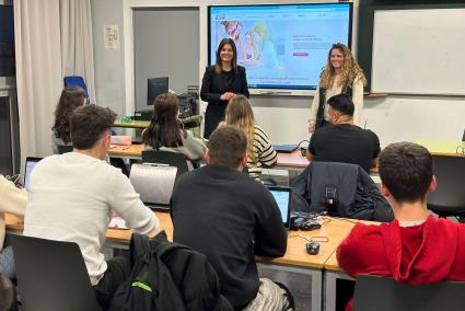 Los alumnos del Politécnic de Llevant participan en el proyecto.