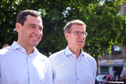 Feijóo asegura que Montero "representa el pasado" y será "derrotada" en las urnas: "El futuro de Andalucía es Moreno"