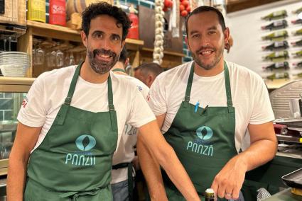 Los chefs Fernando P. Arellano y Javier Gardonio.