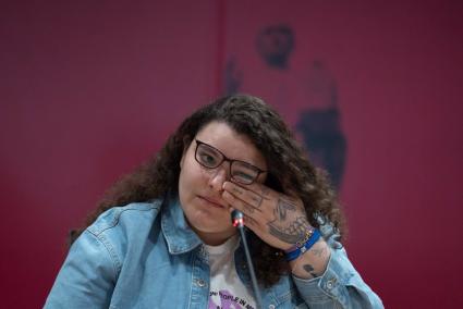 AV.- Fátima Okfir promete tras ser liberada que será "un ejemplo para todos los jóvenes que están perdidos"
