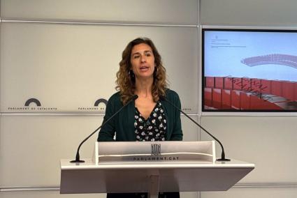La diputada de la CUP en el Parlament Laia Estrada
