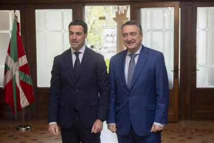 Pradales y Esteban "trabajarán de forma estrecha" en cuestiones como competitividad industrial y avance en autogobierno