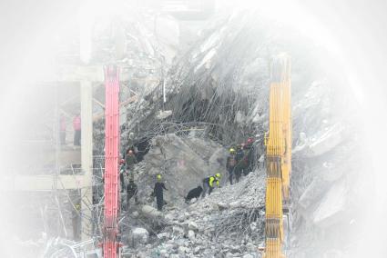 Aftermath of a strong earthquake in Bangkok
