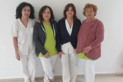 Xisca Escobar, María del Rosario Miranda, Maribel Munar y Elena Nieto.