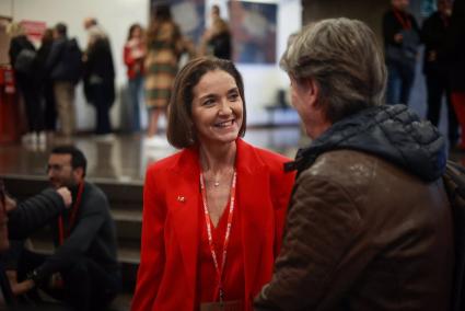 La secretaria general de PSOE Madrid Ciudad, Reyes Maroto, en la II Asamblea de la Agrupación