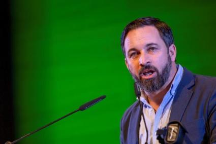 El presidente de Vox, Santiago Abascal