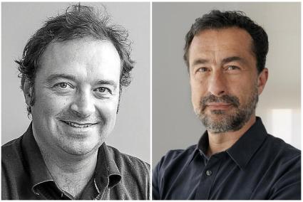 Toni Barceló y Sergi Carulla, arquitectos de la futura Plaza Mayor de Palma.