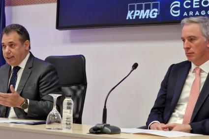 Presentación del informe 'Perspectivas Aragón 2025', elaborado por KPMG y CEOE.