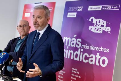 Azcón asegura que VOX "se equivoca" en la defensa de Trump: "Es incompatible con los intereses de los españoles"