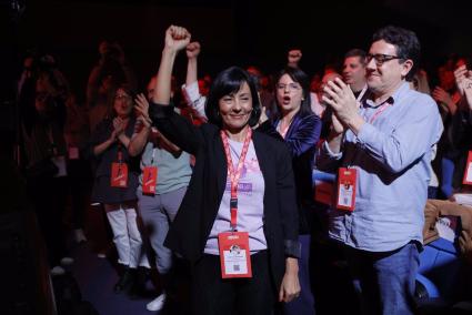 La secretaria general de CC.OO. De Catalunya, Belén López.