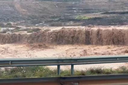 Intensas lluvias en Lanzarote.