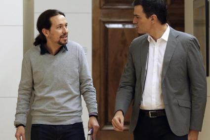 REUNIÓN SÁNCHEZ CON IGLESIAS